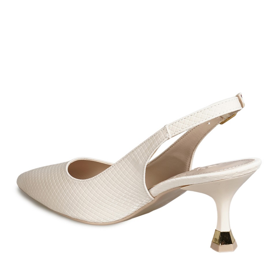 Zeytuk Bej Abiye Deri Kadın Ayakkabı 