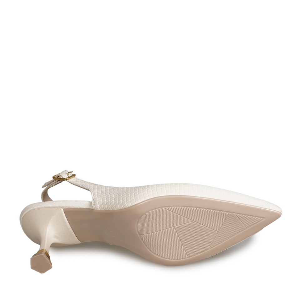 Zeytuk Bej Abiye Deri Kadın Ayakkabı