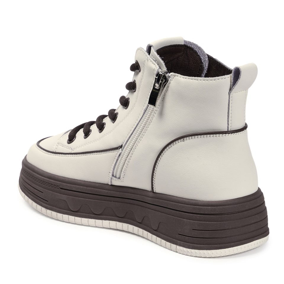 Zeytuk Bej Casual Vegan Kadın Bot