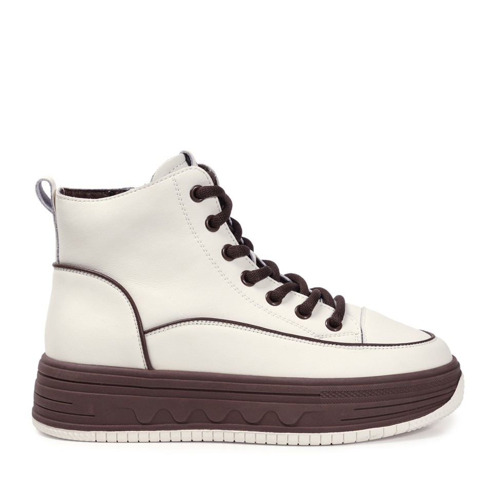 Zeytuk Bej Casual Vegan Kadın Bot