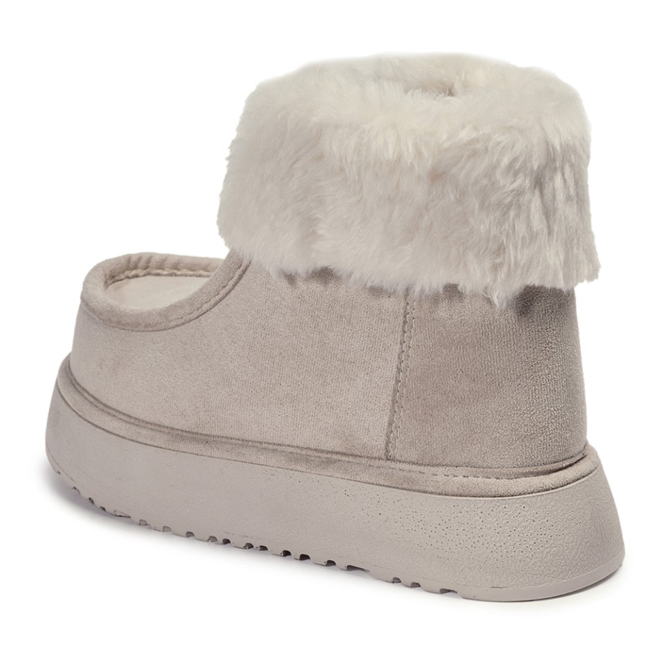 Zeytuk Bej Casual Vegan Kadın Bot