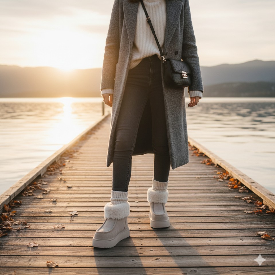 Zeytuk Bej Casual Vegan Kadın Bot