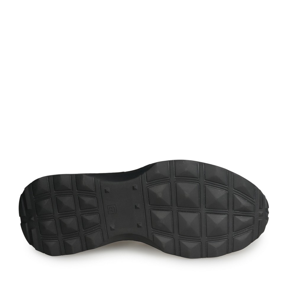 Zeytuk Bej Deri-Tekstil Erkek Sneakers  