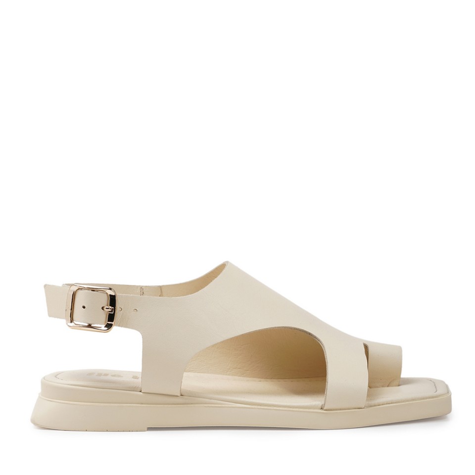 Zeytuk Bej Hakiki Deri Kadın Sandalet