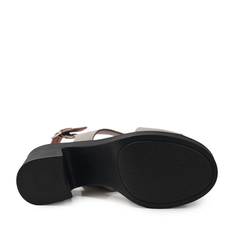 Zeytuk Bej Hakiki Deri Kadın Sandalet  