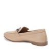 Zeytuk Bej Loafer Hakiki Deri Kadın Ayakkabı