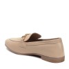 Zeytuk Bej Loafer Hakiki Deri Kadın Ayakkabı