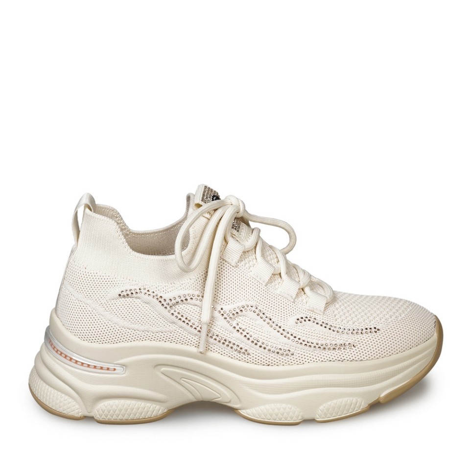 Zeytuk Bej Sneakers Tekstil Kadın Ayakkabı 