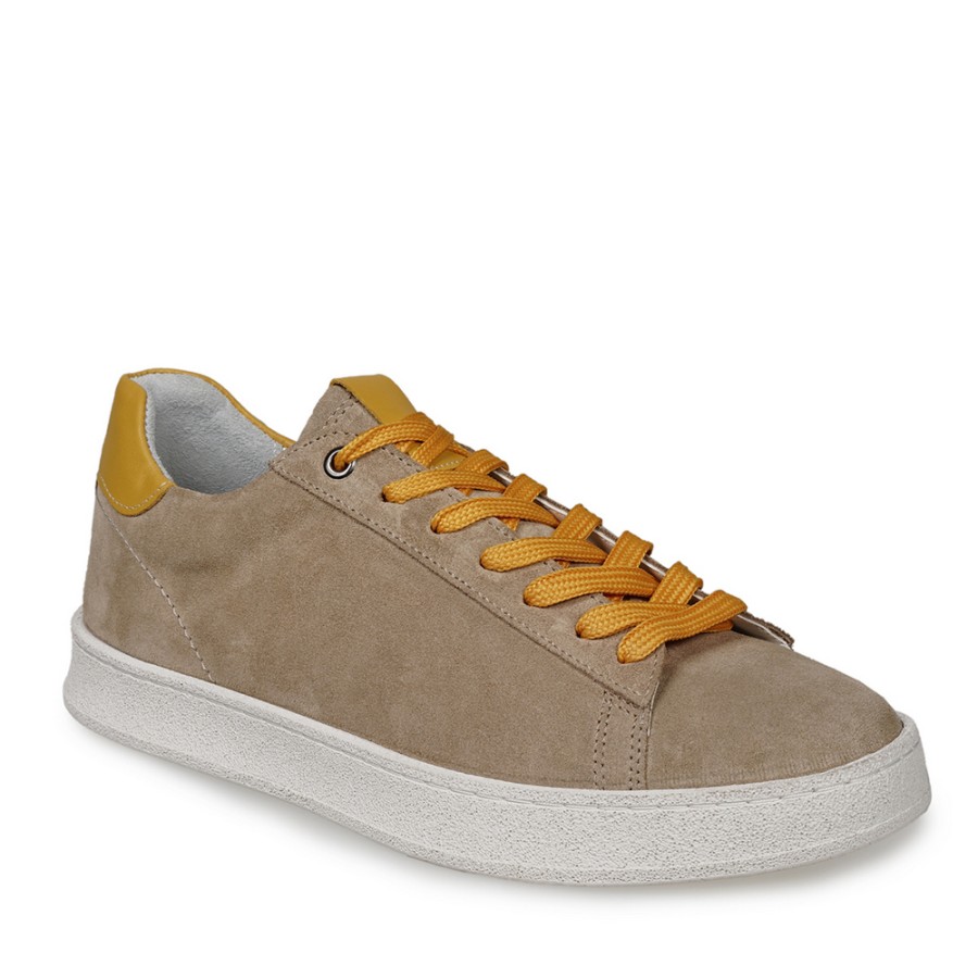 Zeytuk Bej Süet Deri Casual Erkek Ayakkabı
