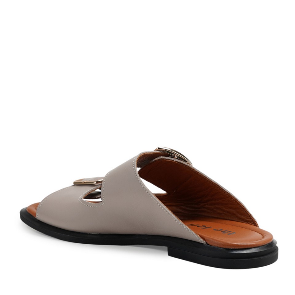 Zeytuk Bej Terlik Deri Kadın Terlik 