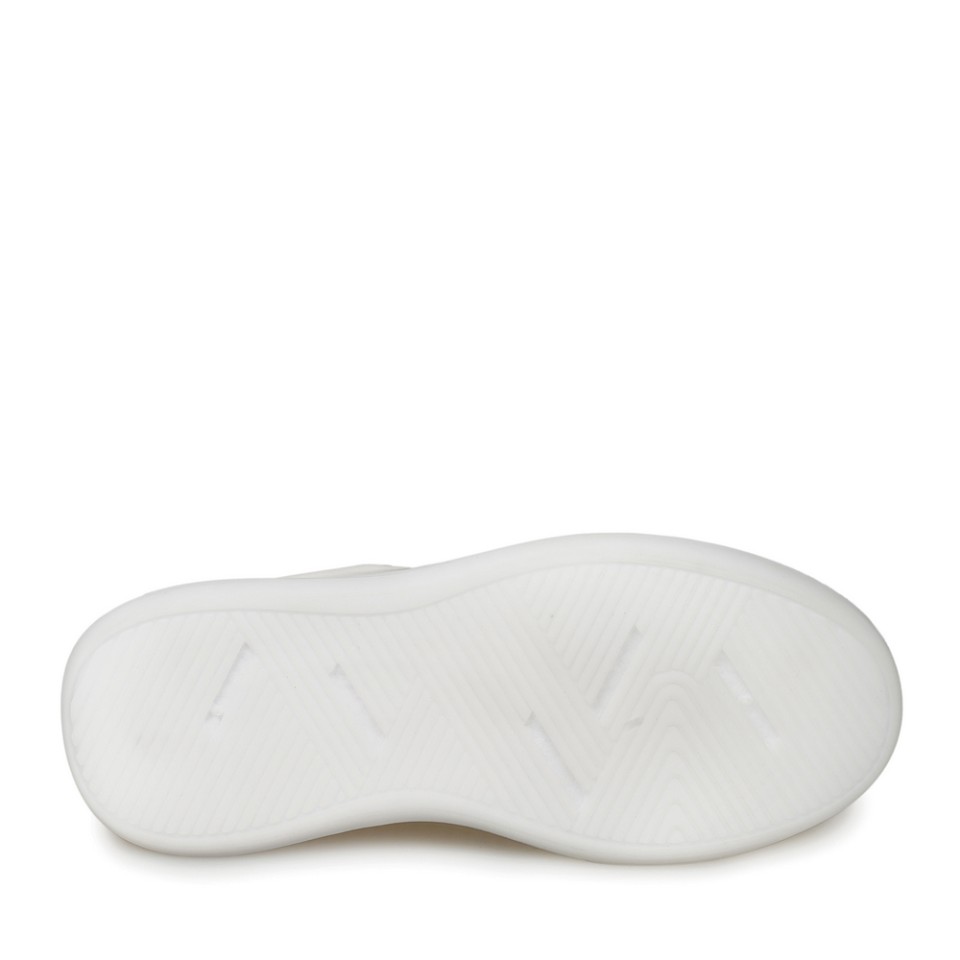 Zeytuk Beyaz Sneakers Deri Kadın Ayakkabı