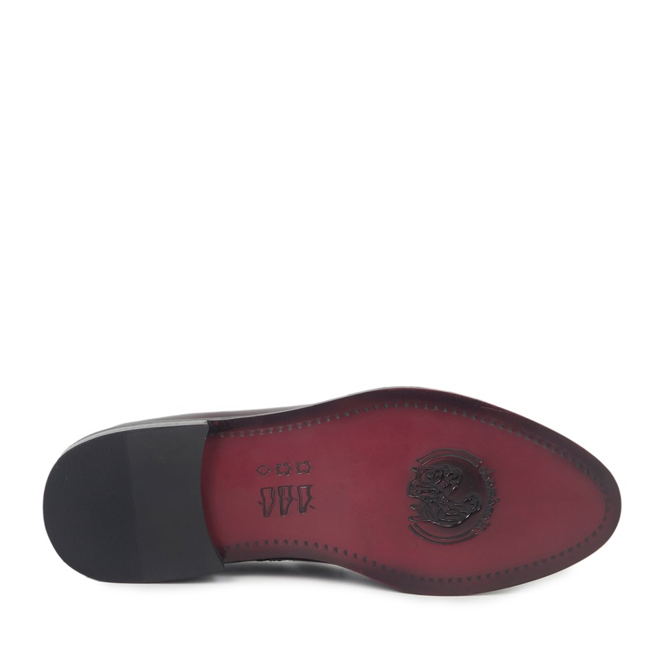 Zeytuk Bordo Hakiki Deri Klasik Erkek Ayakkabı