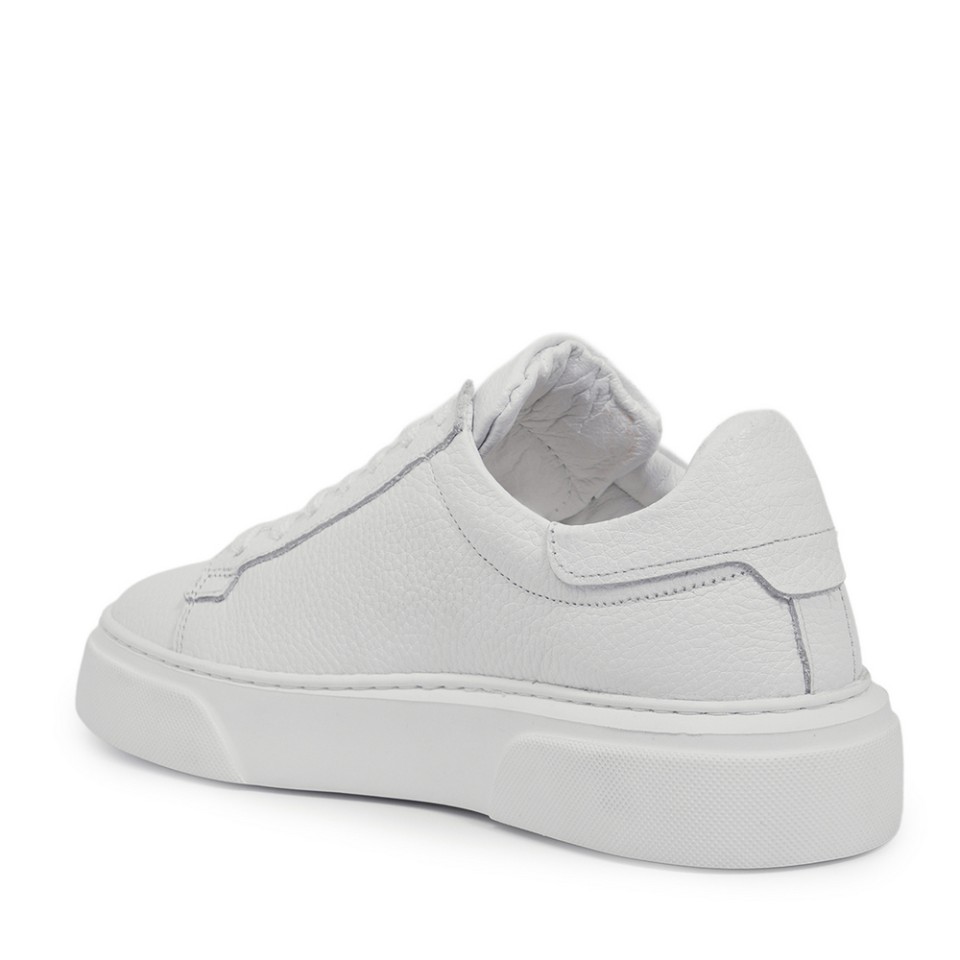 Zeytuk Casual Hakiki Deri Beyaz Kadın Ayakkabı