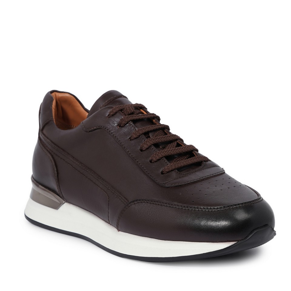 Zeytuk Casual Hakiki Deri Kahverengi Erkek Ayakkabı