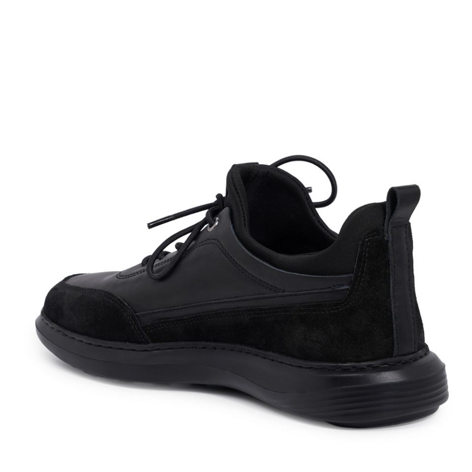 Zeytuk Casual Hakiki Deri Siyah Erkek Ayakkabı