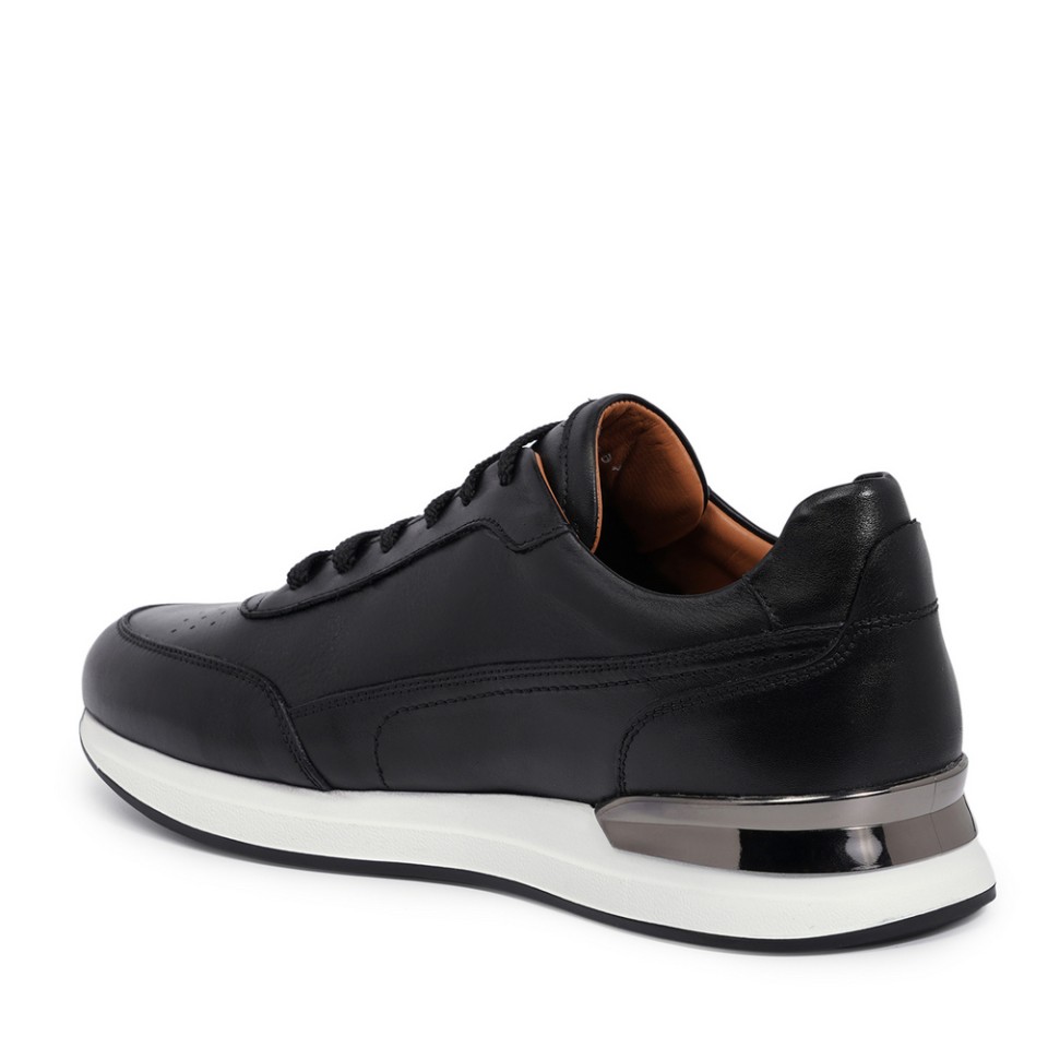 Zeytuk Casual Hakiki Deri Siyah Erkek Ayakkabı