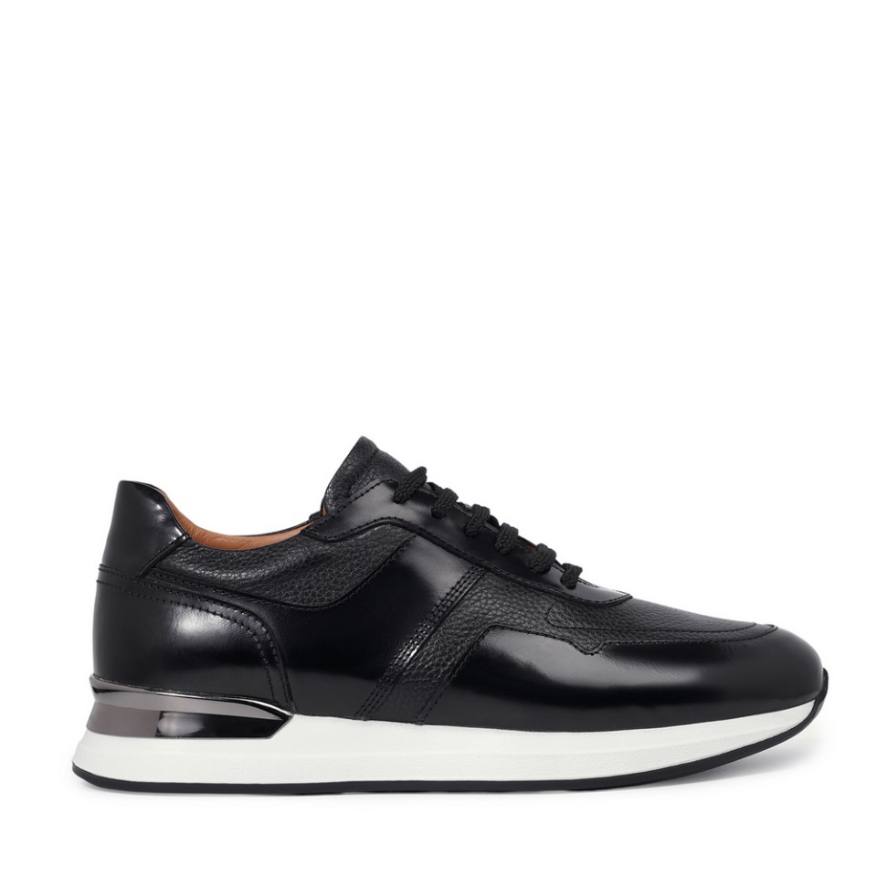 Zeytuk Casual Hakiki Deri Siyah Erkek Ayakkabı