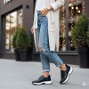 Zeytuk Casual Hakiki Deri Siyah Kadın Ayakkabı