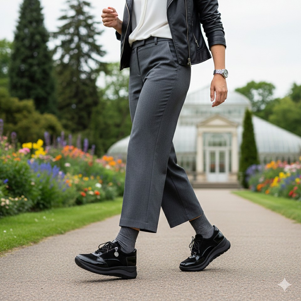 Zeytuk Casual Rugan Siyah Kadın Ayakkabı