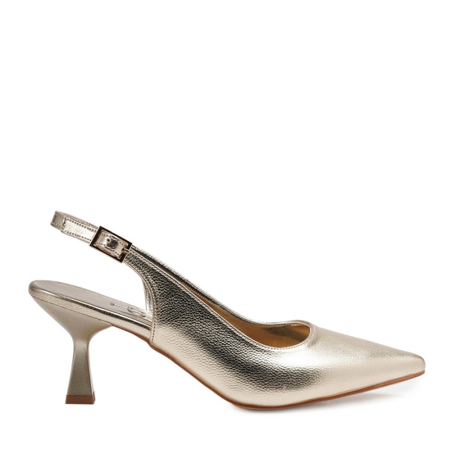 Zeytuk Dore Abiye Deri Kadın Ayakkabı 