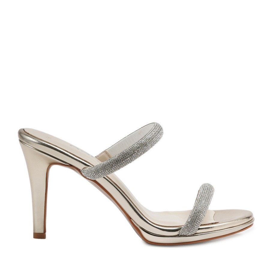 Zeytuk Dore Abiye Deri Kadın Terlik 