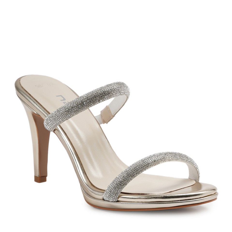 Zeytuk Dore Abiye Deri Kadın Terlik