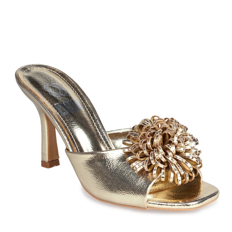 Zeytuk Dore Abiye Rugan Deri Kadın Terlik