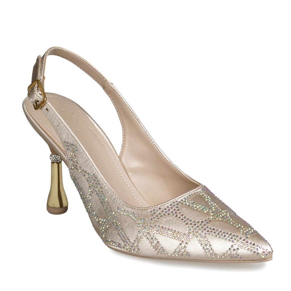 Zeytuk Dore Abiye Tekstil Kadın Ayakkabı