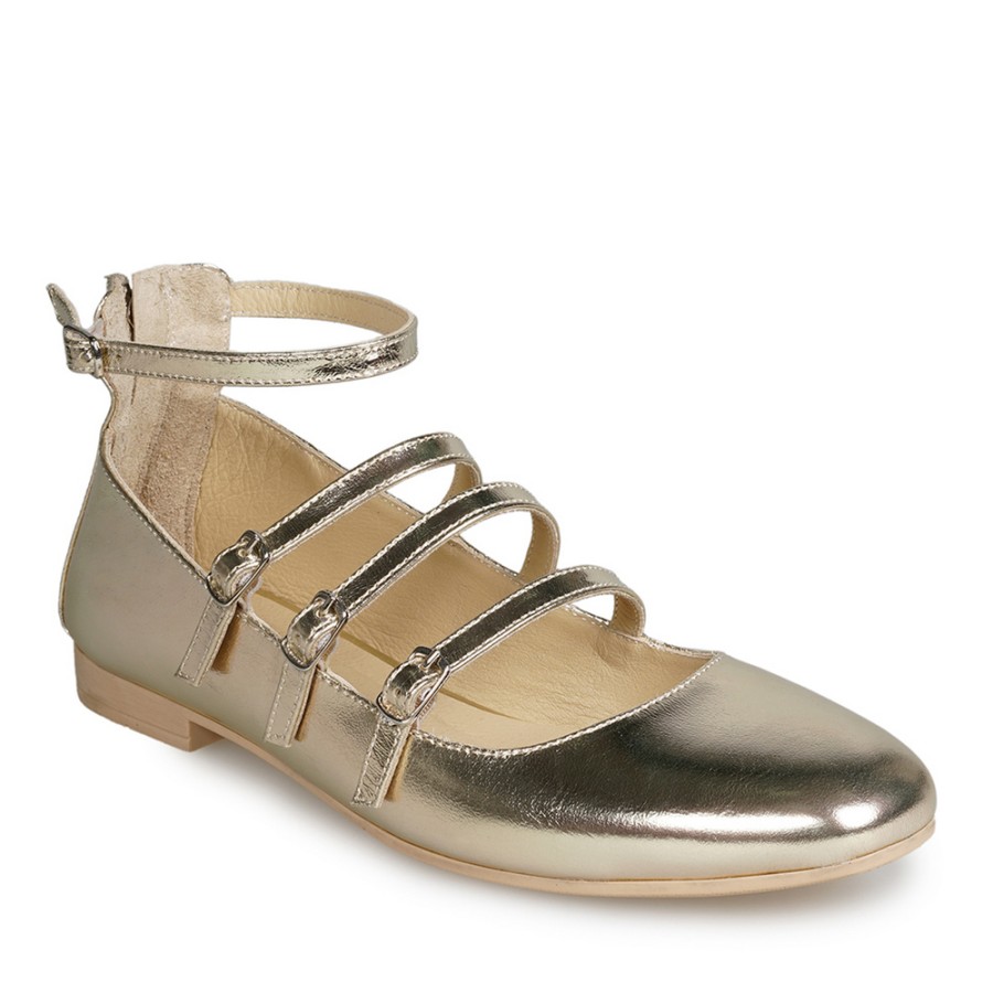 Zeytuk Dore Mary Jane Deri Kadın Ayakkabı