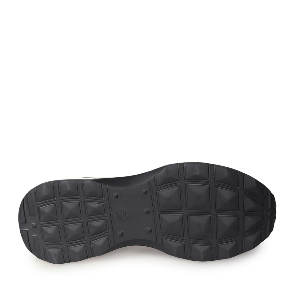 Zeytuk Gri Deri-Tekstil Erkek Sneakers