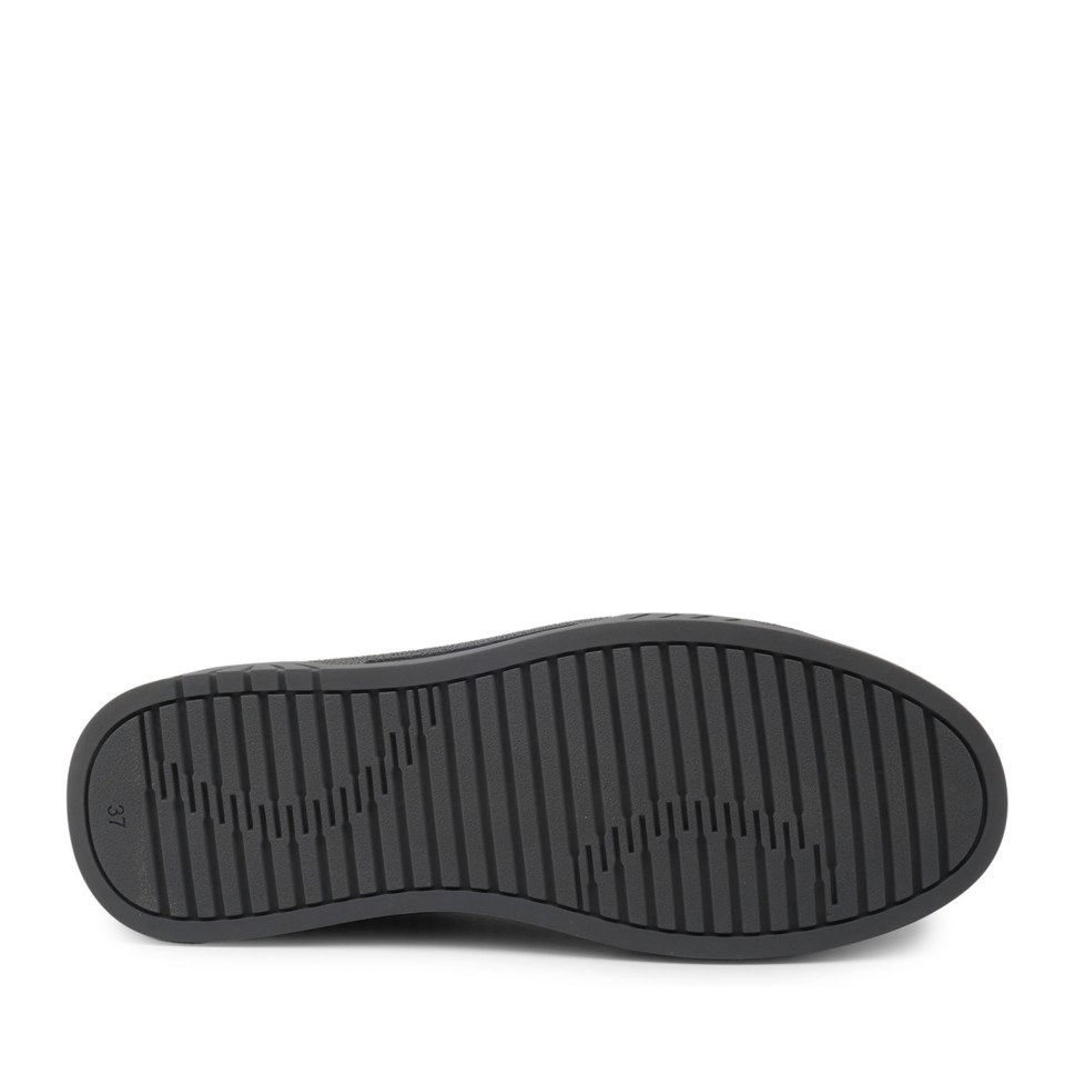 Zeytuk Gri Hakiki Deri Casual Kadın Ayakkabı 