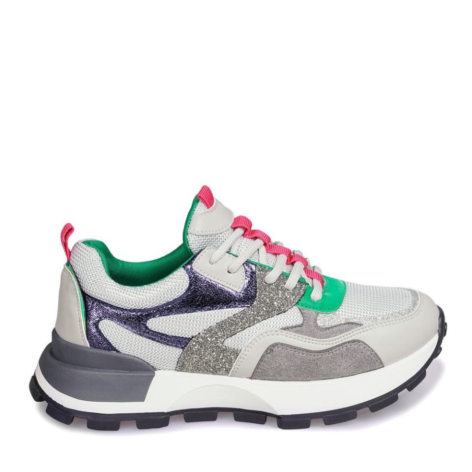 Zeytuk Gri Sneakers Tekstil Kadın Ayakkabı