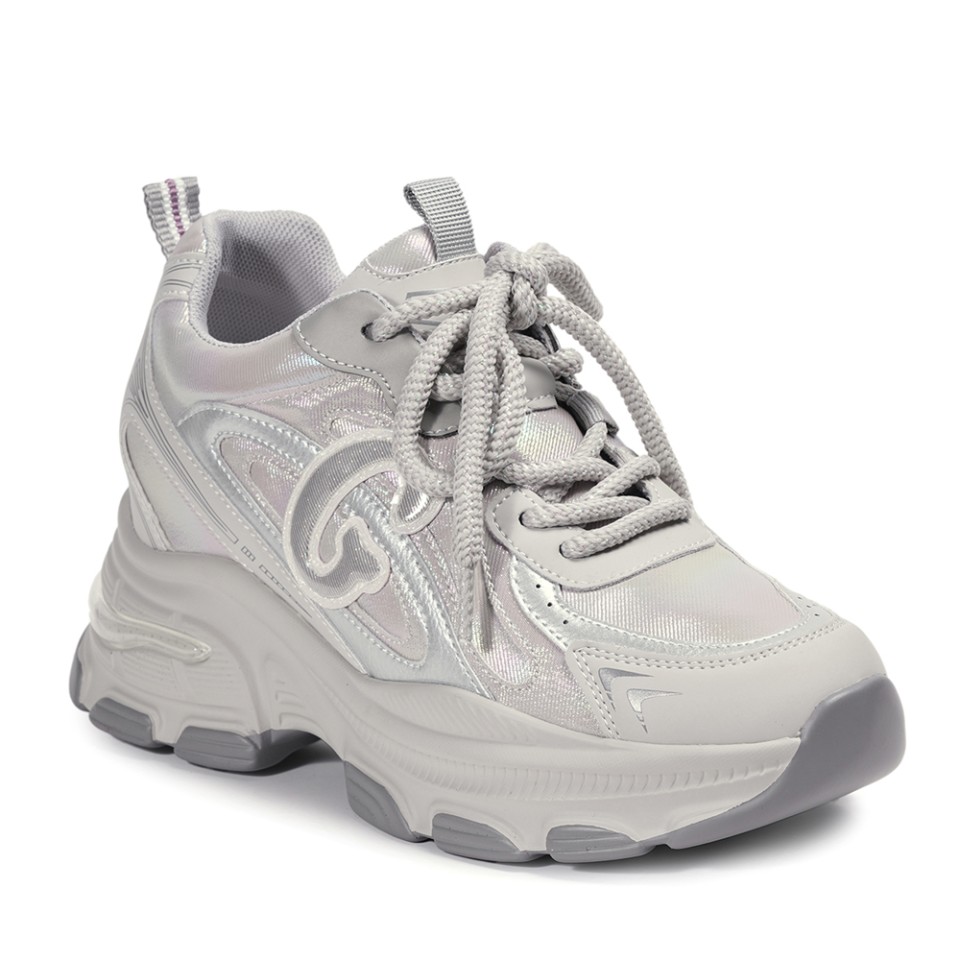 Zeytuk Gri Sneakers Vegan Kadın Bot