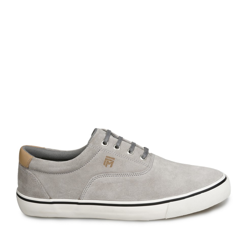 Zeytuk Gri Süet Deri Casual Erkek Ayakkabı