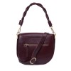 Zeytuk Hakiki Deri Bordo Kadın Omuz Çanta