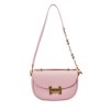 Zeytuk Hakiki Deri Pembe Kadın Omuz Çanta