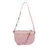 Zeytuk Hakiki Deri Pembe Kadın Omuz Çanta