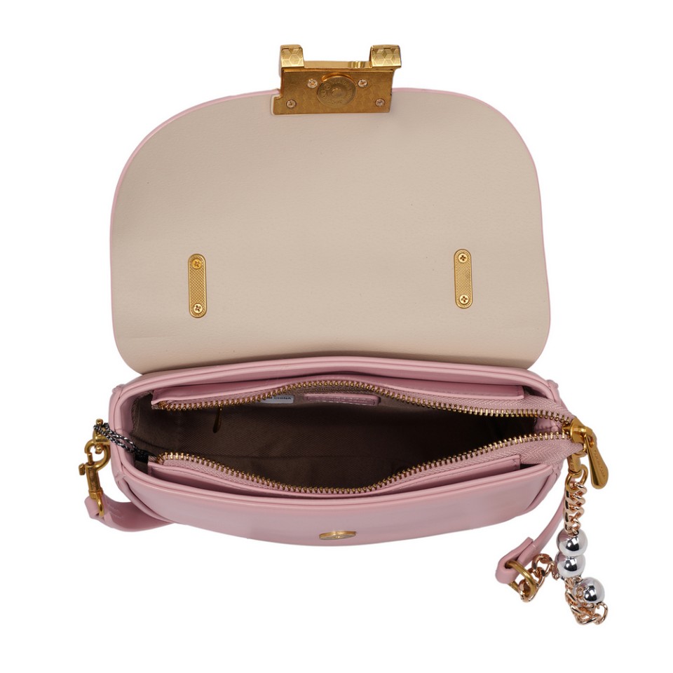 Zeytuk Hakiki Deri Pembe Kadın Omuz Çanta