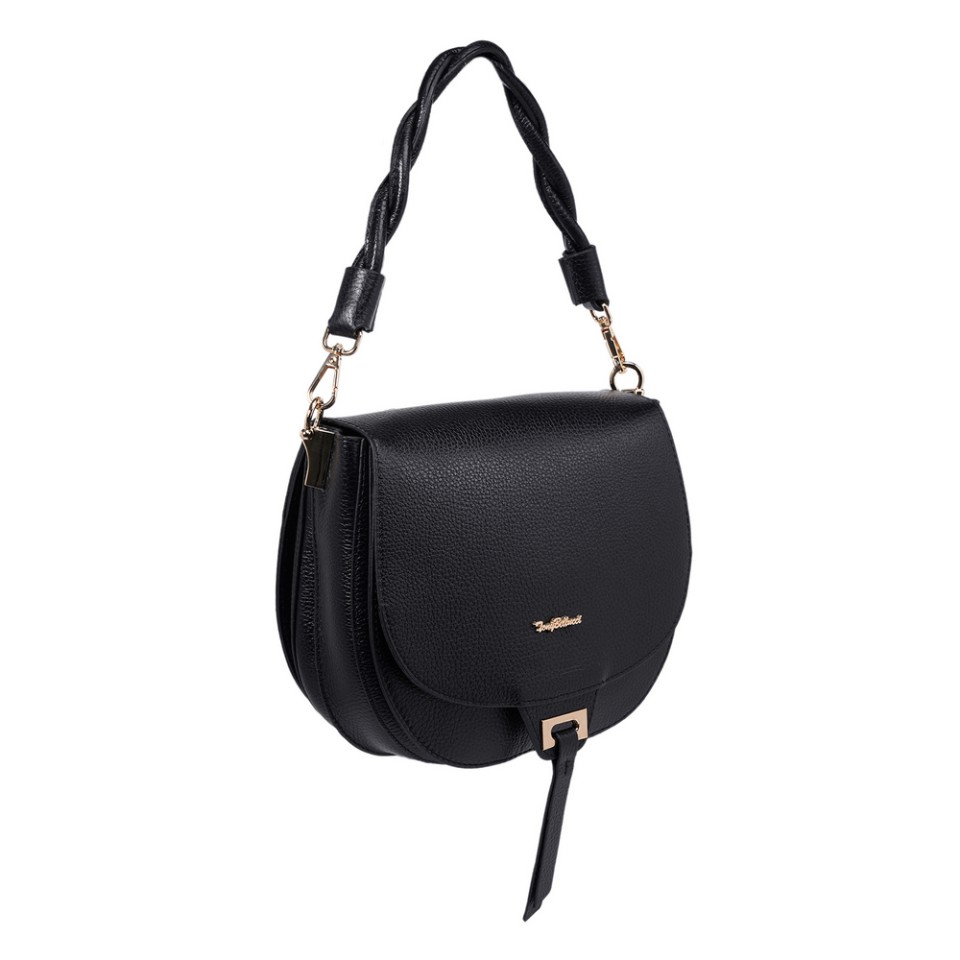 Zeytuk Hakiki Deri Siyah Kadın Omuz Çanta