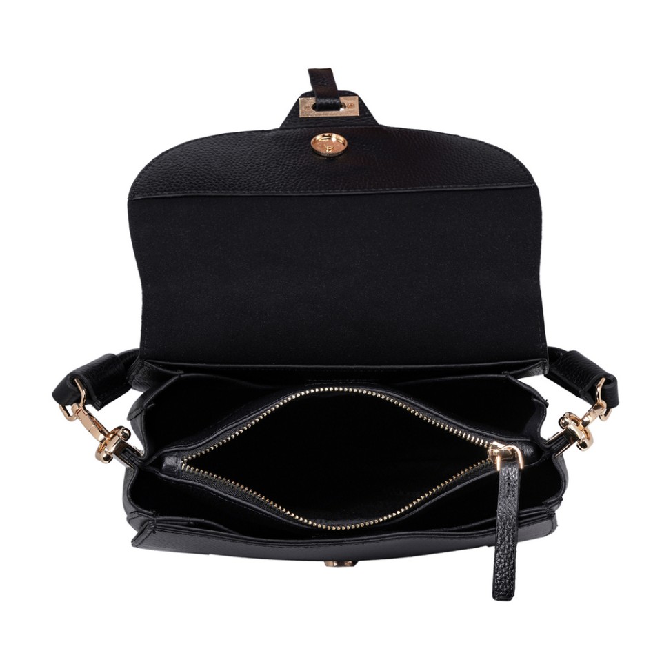 Zeytuk Hakiki Deri Siyah Kadın Omuz Çanta