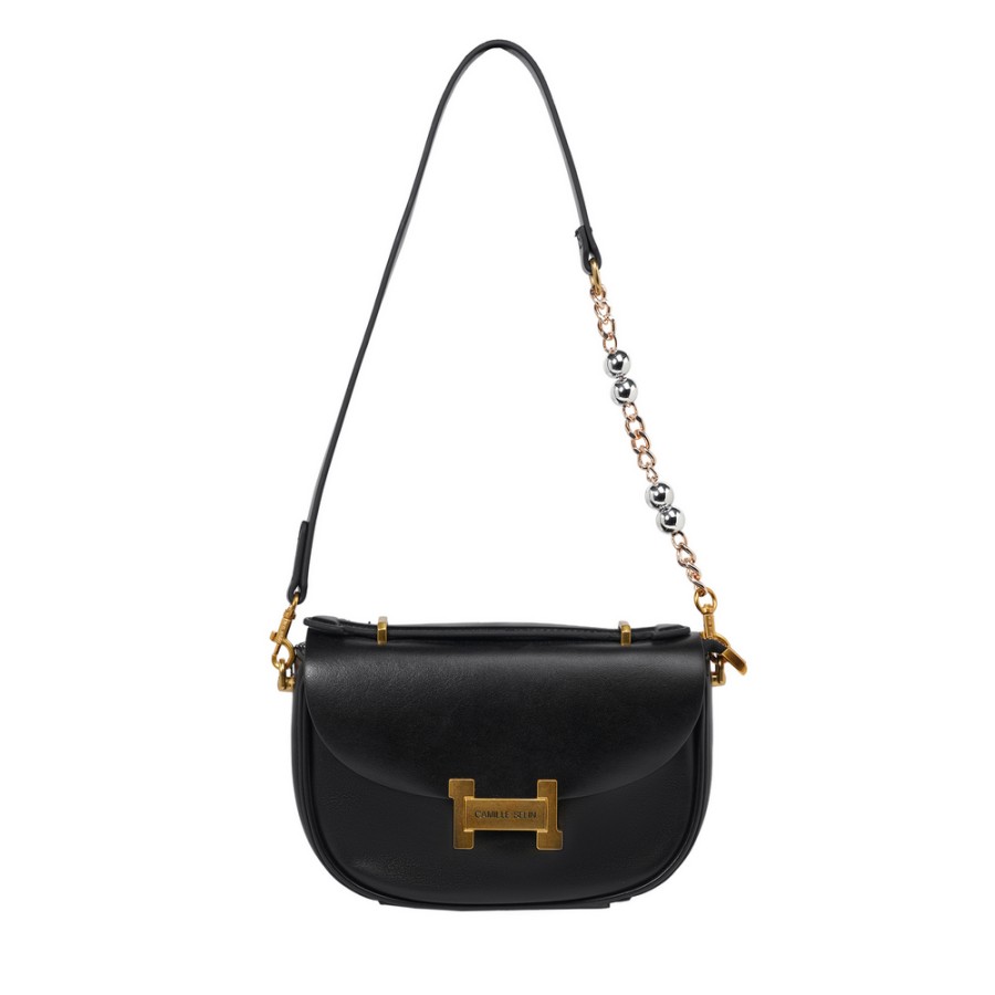 Zeytuk Hakiki Deri Siyah Kadın Omuz Çanta