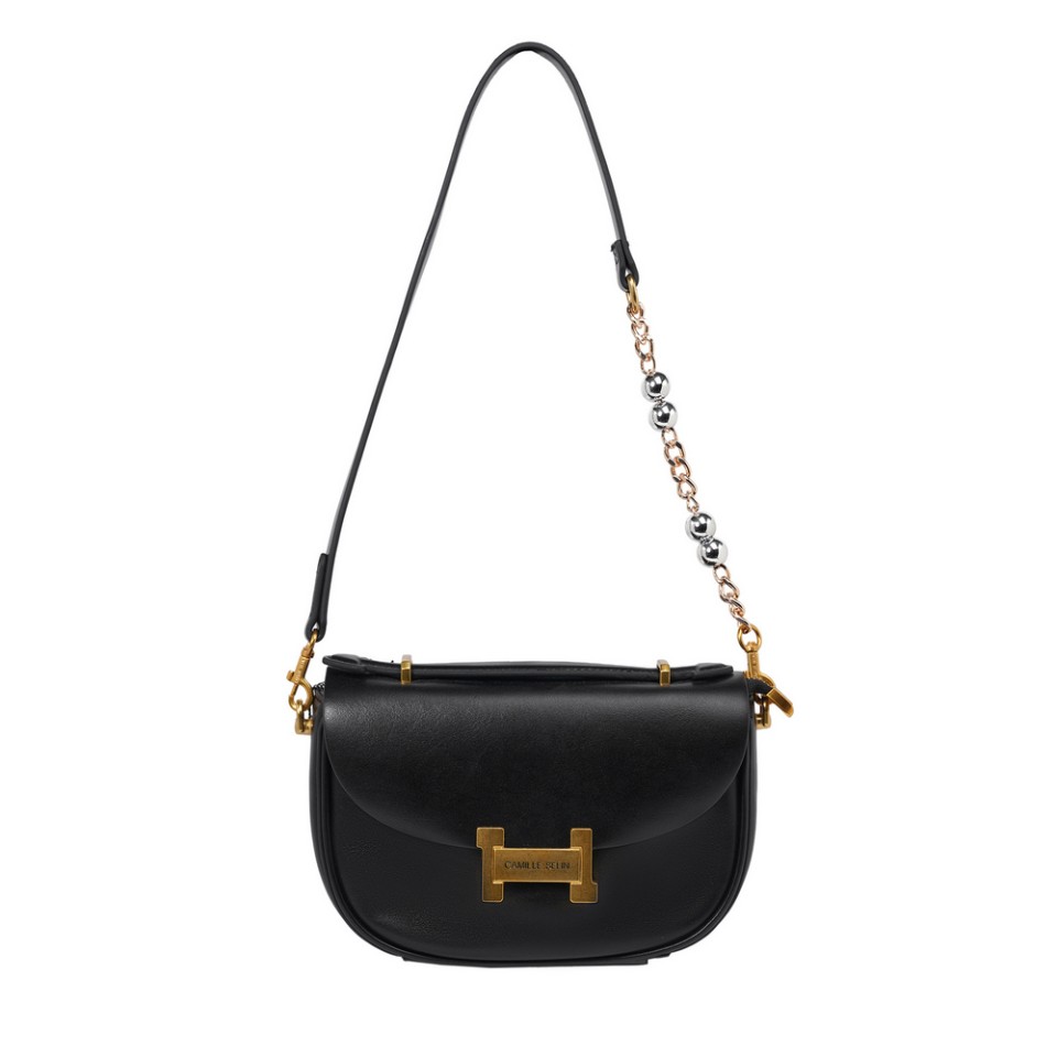 Zeytuk Hakiki Deri Siyah Kadın Omuz Çanta