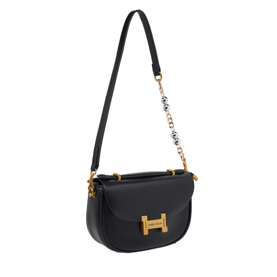 Zeytuk Hakiki Deri Siyah Kadın Omuz Çanta