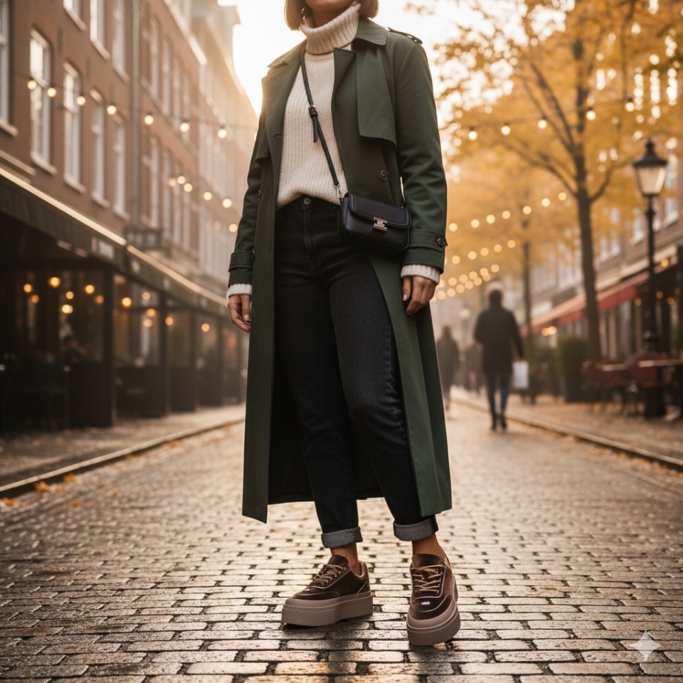 Zeytuk Kahverengi Casual Süet Kadın Ayakkabı