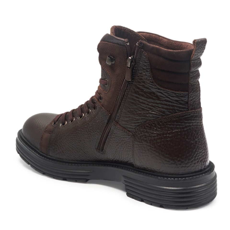 Zeytuk Kahverengi Hakiki Deri Casual Erkek Bot