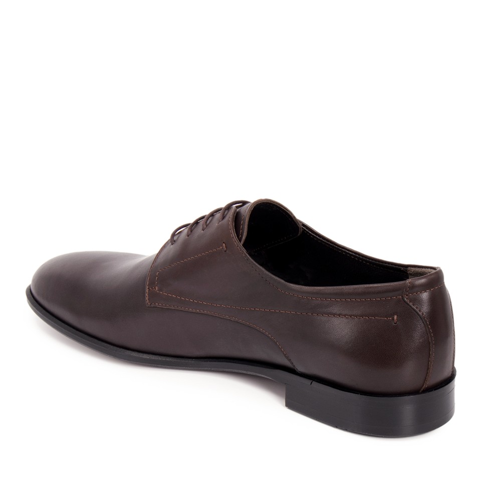 Zeytuk Kahverengi Hakiki Deri Klasik Erkek Ayakkabı 