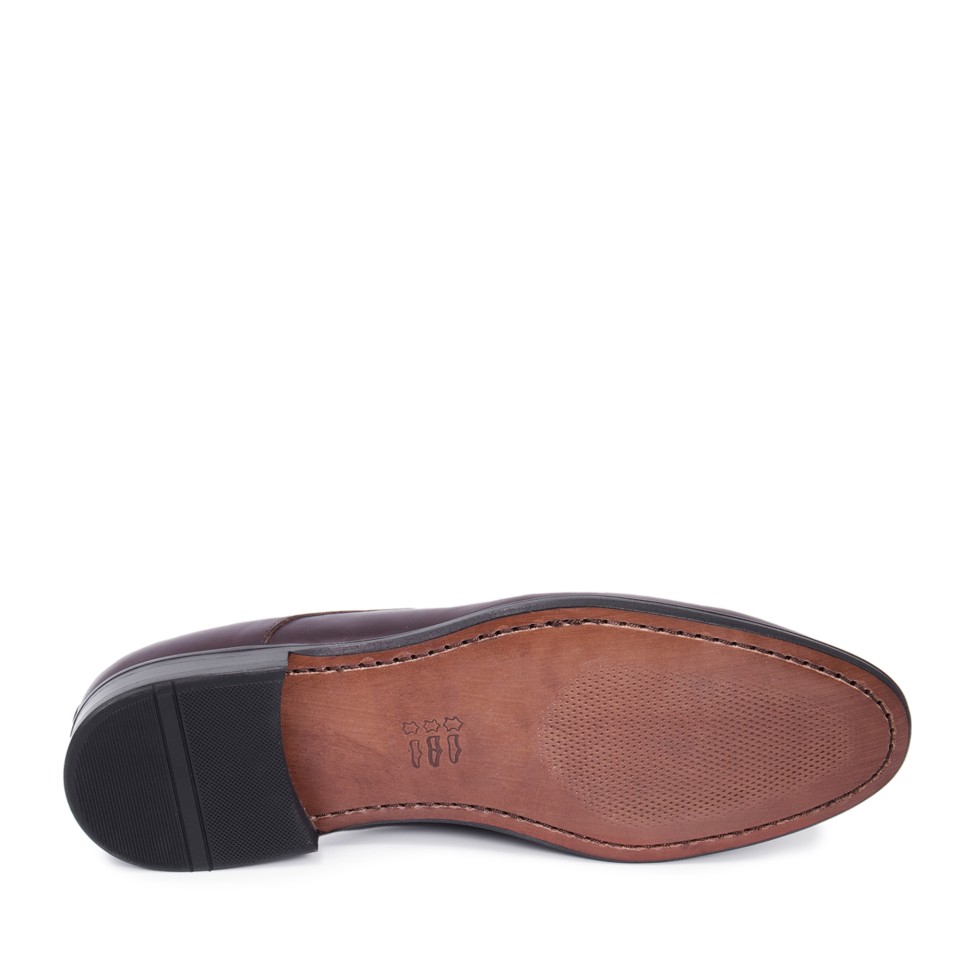 Zeytuk Kahverengi Hakiki Deri Klasik Erkek Ayakkabı 