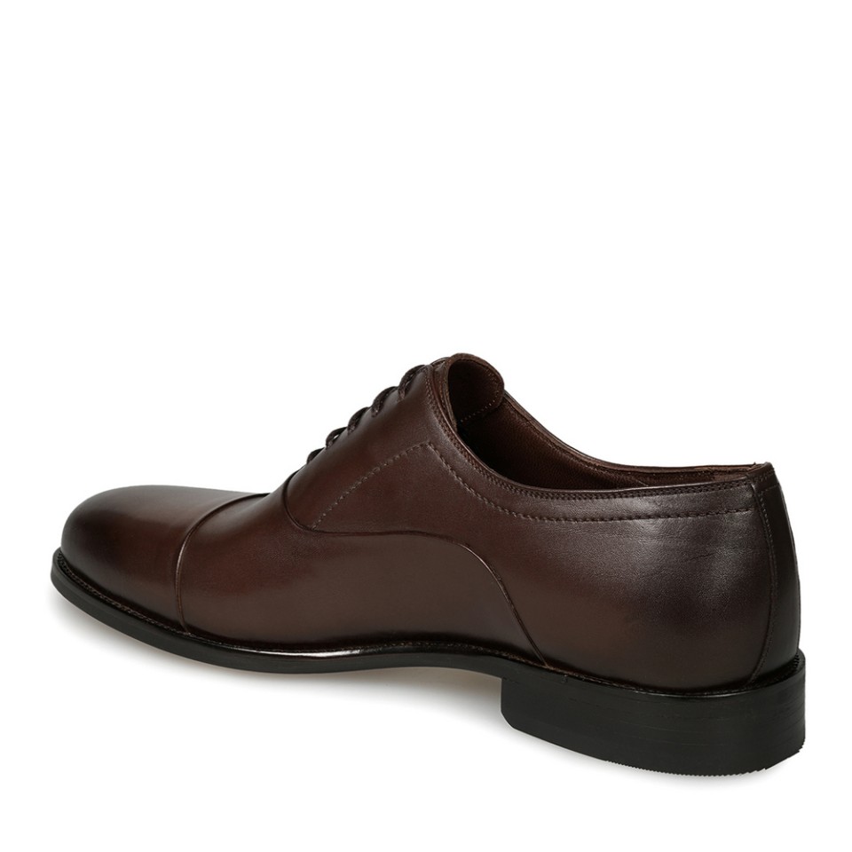 Zeytuk Kahverengi Hakiki Deri Klasik Erkek Ayakkabı