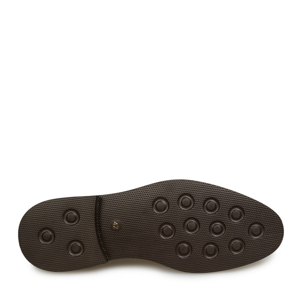 Zeytuk Kahverengi Klasik Hakiki Deri Erkek Ayakkabı