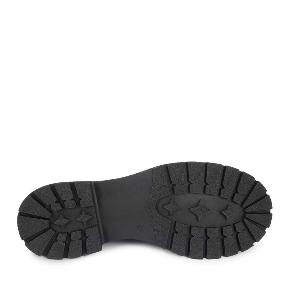 Zeytuk Kahverengi Rugan Loafer Kadın Ayakkabı